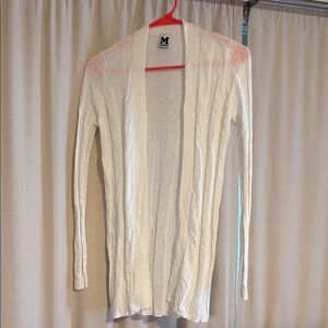 Missoni White Knit Cardigan Sweater